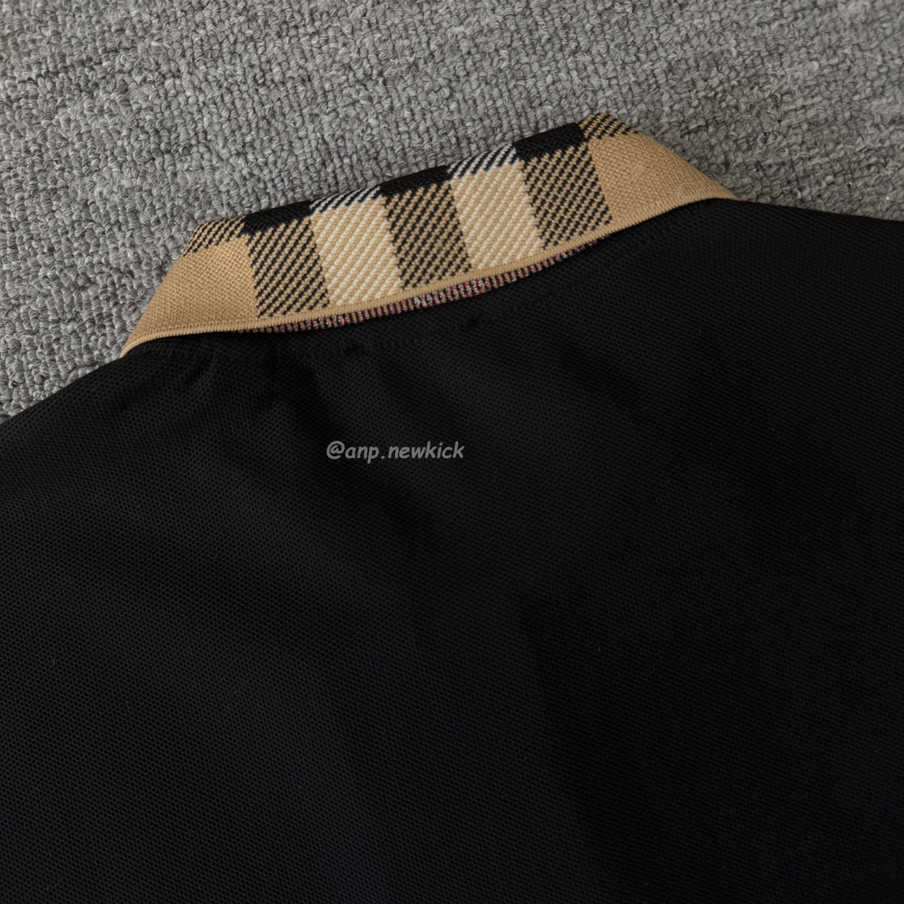 Burberry Plaid Collar Polo Shirt Pure Cotton 8072661s (4) - www.newkick.org